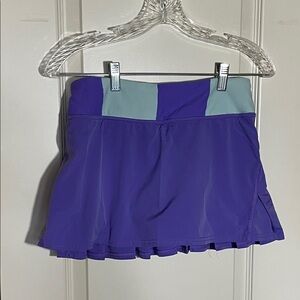 lululemon athletica Purple and Light Blue Mini Skirt